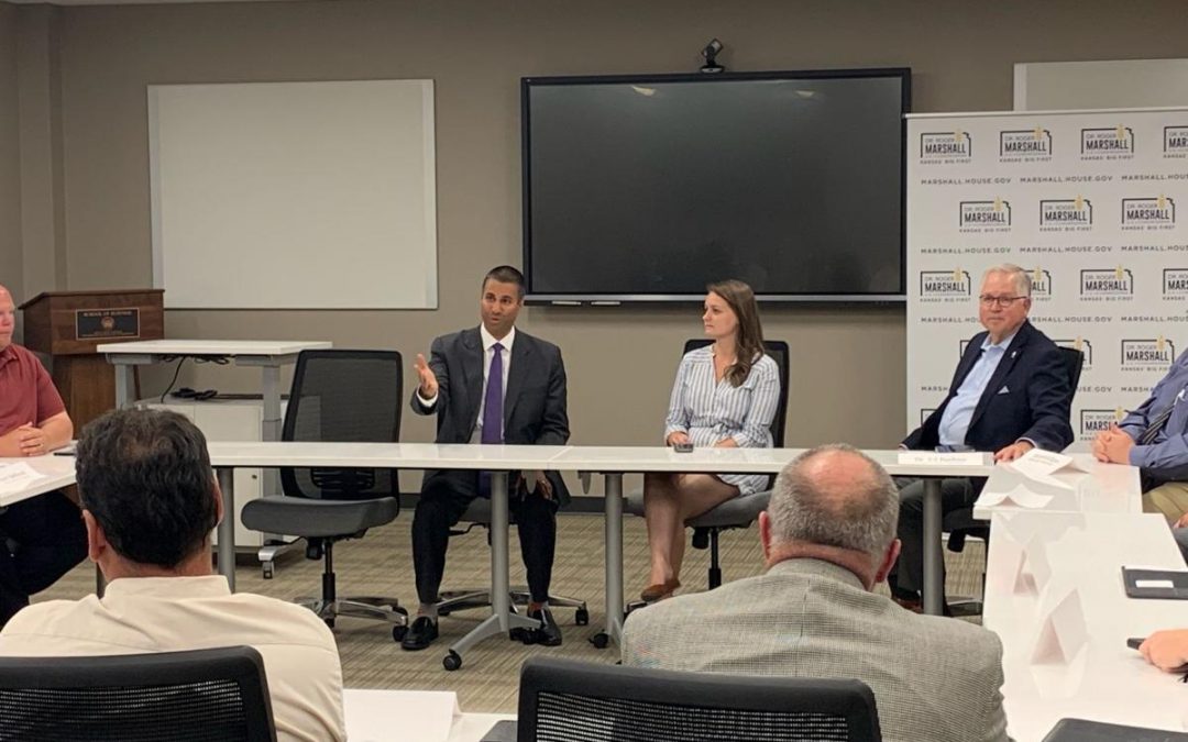 FCC Chairman Ajit Pai participates in rural broadband roundtable at ESU featured image
