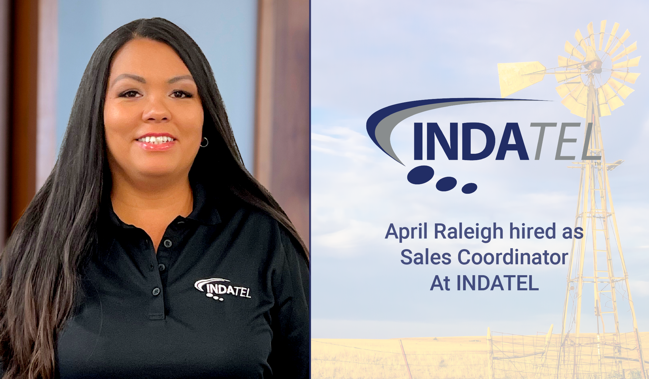 INDATEL Welcomes New Employee April Raleigh image
