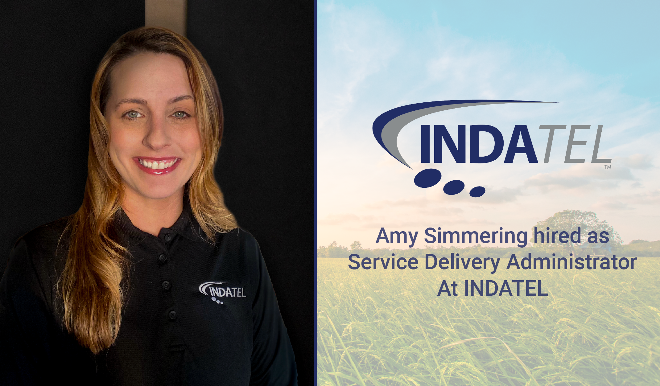 INDATEL Welcomes New Employee Amy Simmering as Service Delivery Administrator featured image